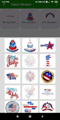 Happy 4th JulyGreeting, Photo Frames, GIF,Quotes android App screenshot 2